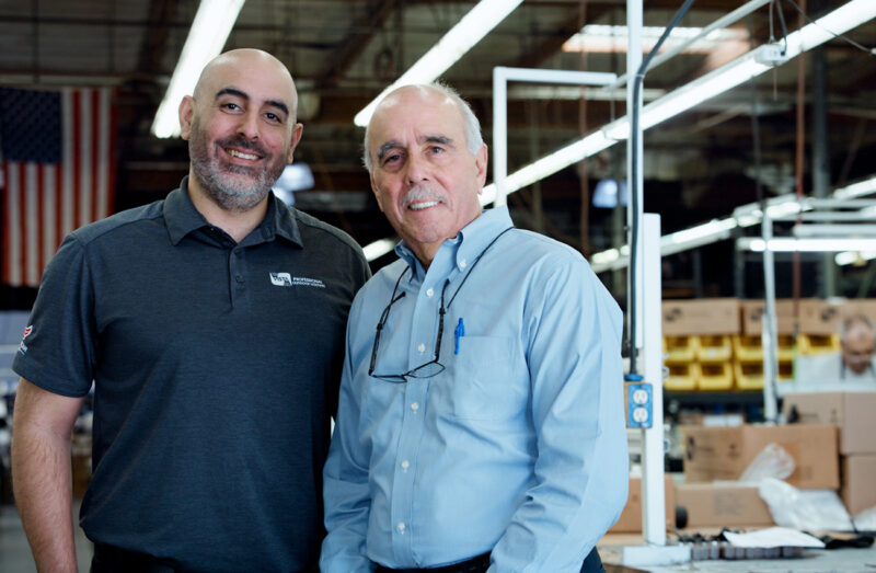 A photo of Dan and Danny Cuñado from Vista Professional Lighting