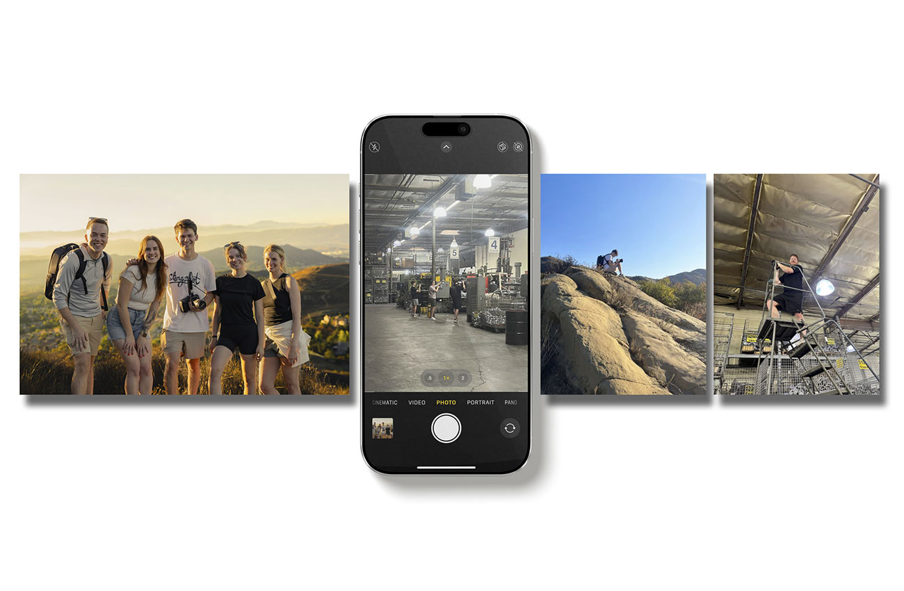 Photos from the Vista Residential craftsmanship video filming process